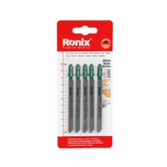 Ronix RH-5603 Stichsägeblatt für Holz 100 mm 12 TPI CR-V 5.tlg