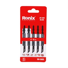 Ronix RH-5605 T111C Stichsägeblatt für Holz 100 mm 8 TPI HCS Wandbehang Verpackung 