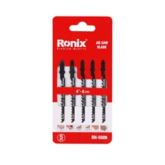 Ronix RH-5606 T244D Stichsägeblatt für Holz 100 mm 6 TPI HCS Wandbehang Verpackung 
