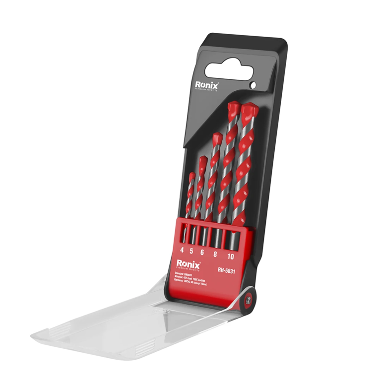 5pcs Masonry Drill Bit set
