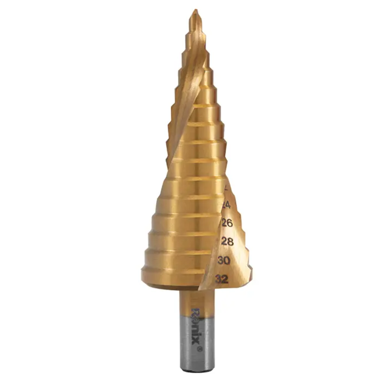 3pcs Spiral Step Drill Bit Set