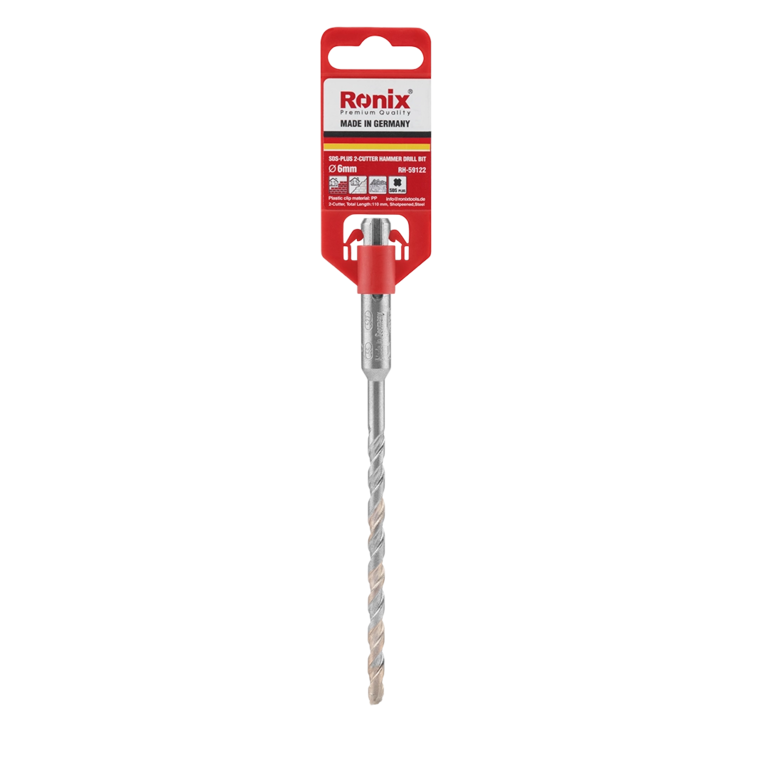 SDS-Plus 2-Cutter Hammer Drill Bit 6*160mm-German