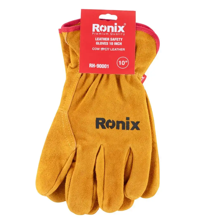 Leather Safety Gloves 10 Inch