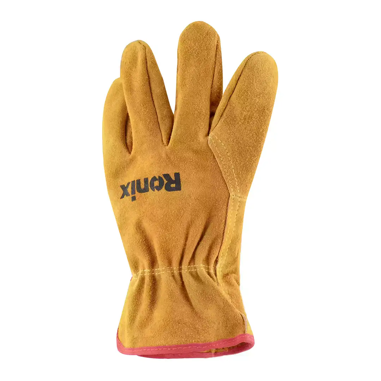 Leather Safety Gloves 10 Inch
