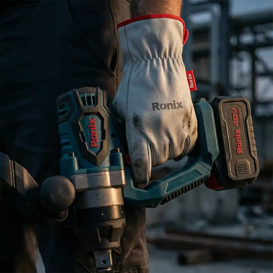 Guantes de seguridad de cuero completo 10,5