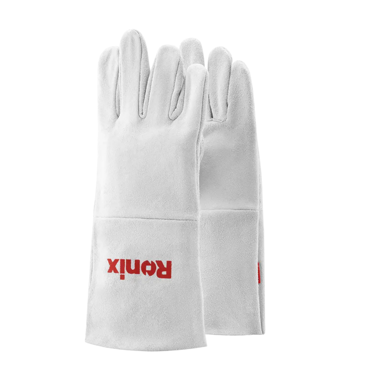Single Layer Leather Welding Gloves 14 Inch
