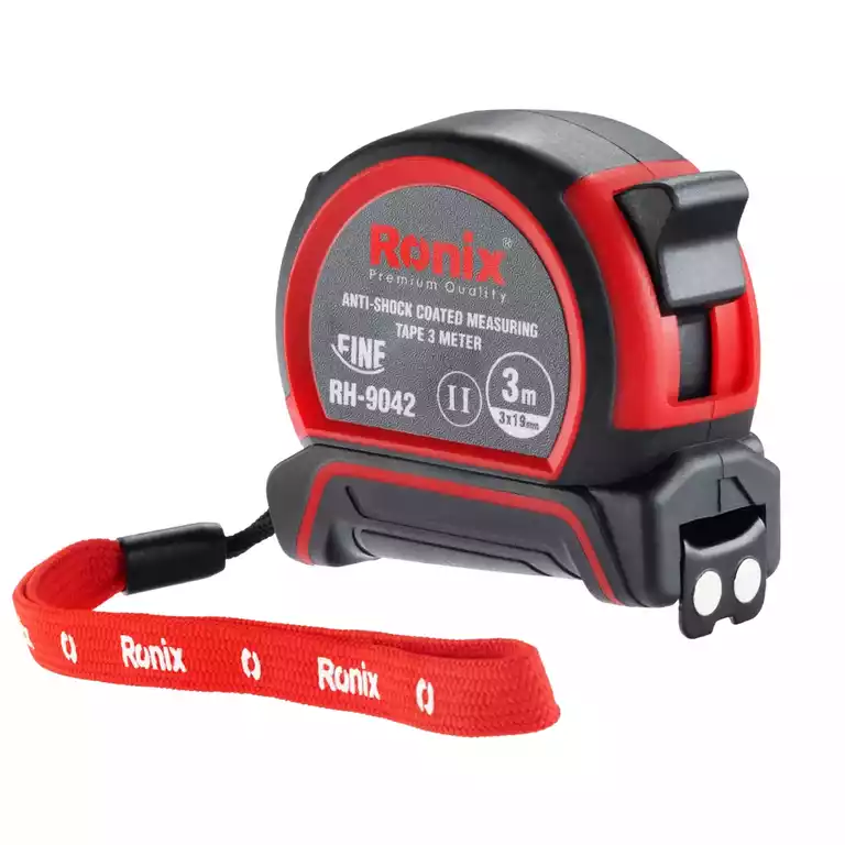 Anti-Shock Coated Measuring Tape 3 meter-Fine model