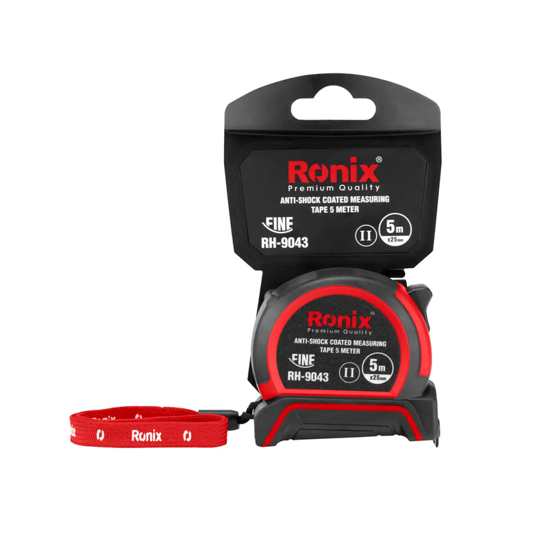 Anti-Shock Coated Measuring Tape 5 meter-Fine model
