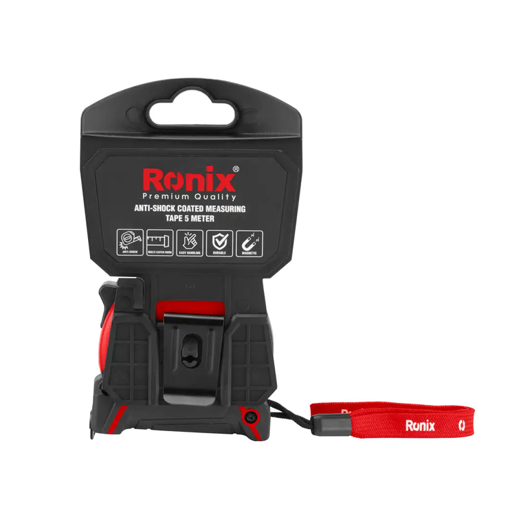 Anti-Shock Coated Measuring Tape 5 meter-Fine model