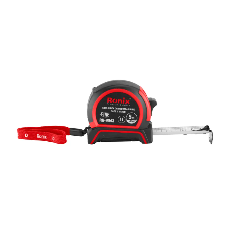 Anti-Shock Coated Measuring Tape 5 meter-Fine model