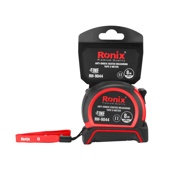 Anti-Shock Coated Measuring Tape 8 meter-Fine model