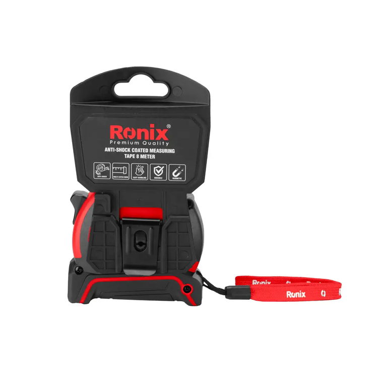 Anti-Shock Coated Measuring Tape 8 meter-Fine model