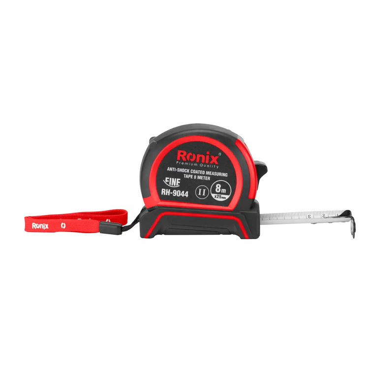 Anti-Shock Coated Measuring Tape 8 meter-Fine model