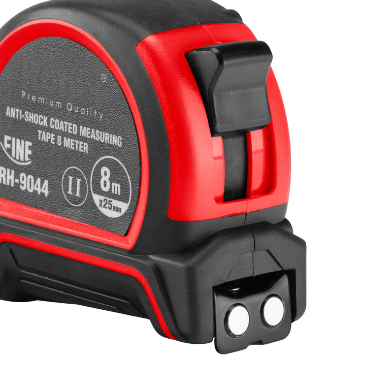 Anti-Shock Coated Measuring Tape 8 meter-Fine model