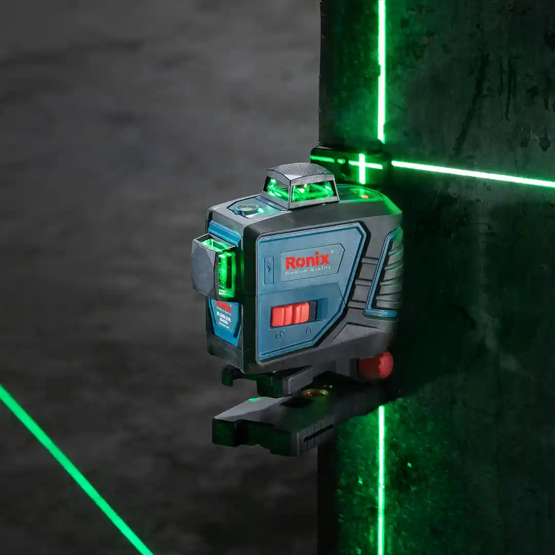 3D-Laser-Nivellier, 132 x 85 x 127 mm, grüner Strahl