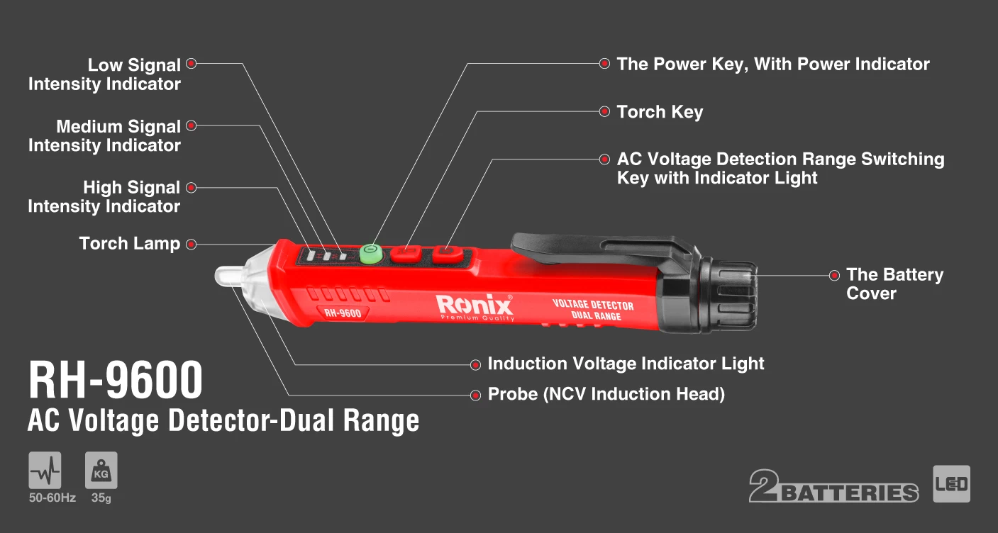 AC voltage detector-Dual range_details