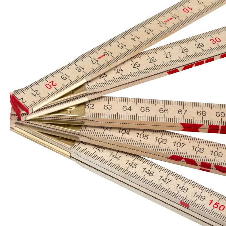 2m Wooden Folding Ruler