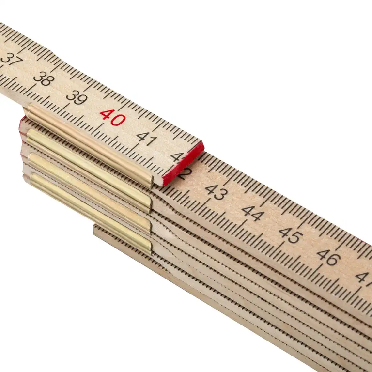 2m Wooden Folding Ruler
