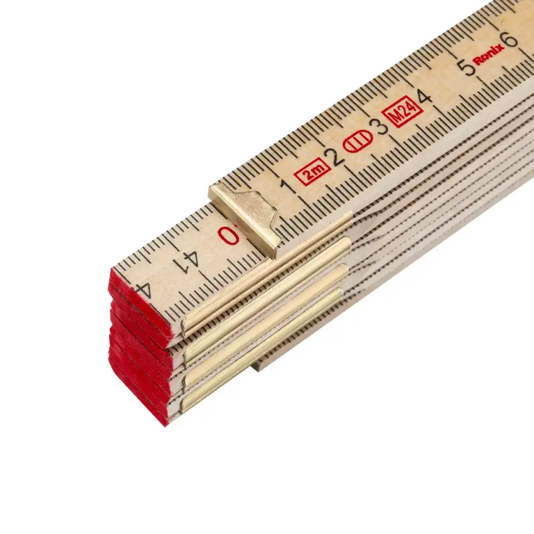 2m Wooden Folding Ruler