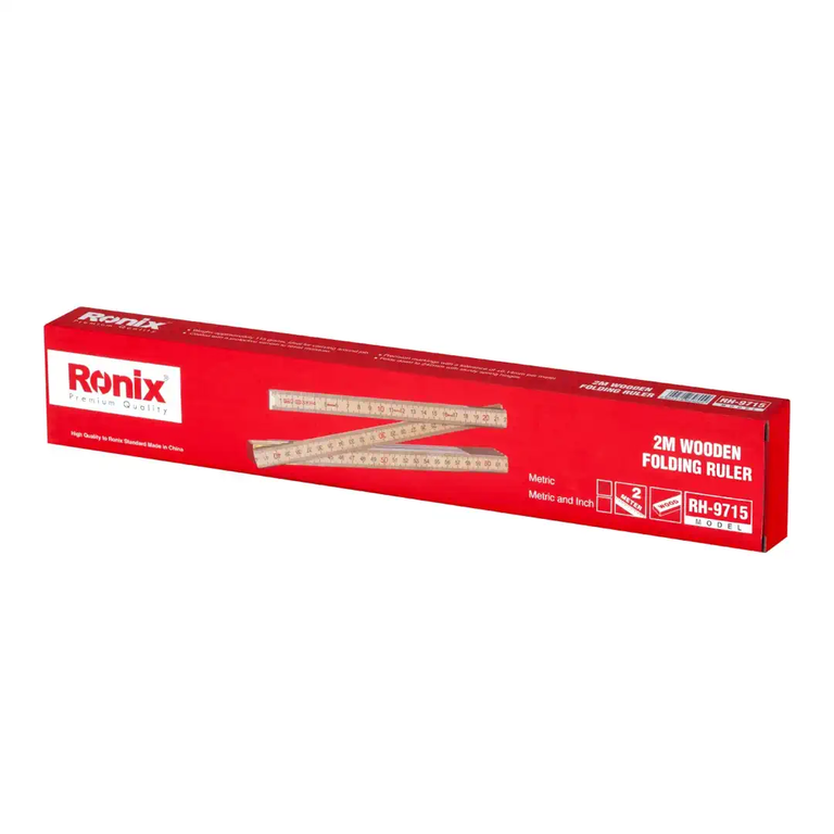 2m Wooden Folding Ruler