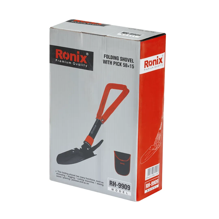 Klappspaten mit Spitzhacke