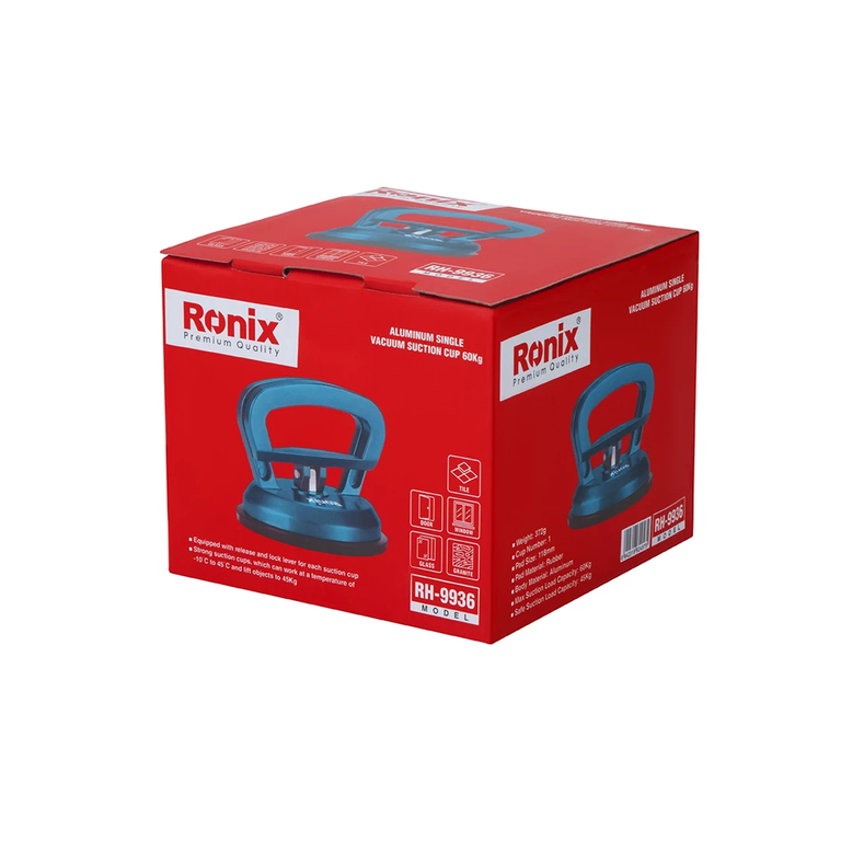 Aluminum Single Vacuum Suction Cup 60K