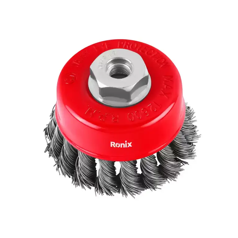 twisted knot cup brush 75mm