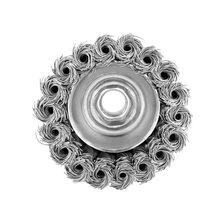 Tassenbürste mit gedrehtem Knoten 75 mm