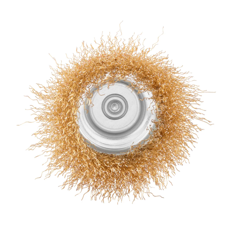 Crimped Shaft Mounted Cup Brush 75mm