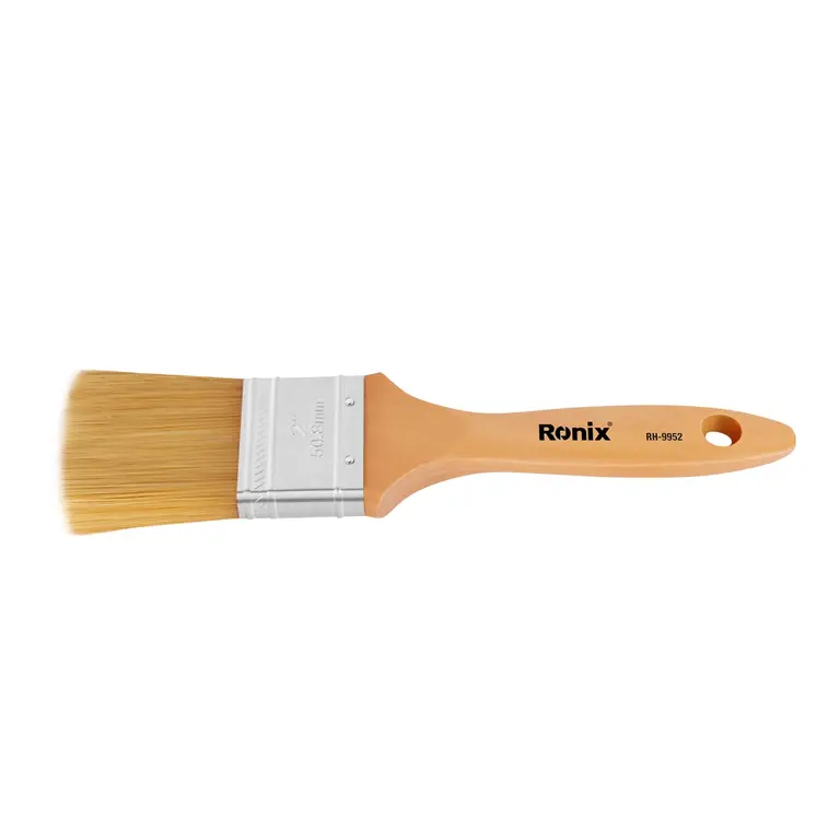 Wooden handle paint brush 2in