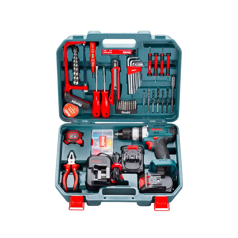 20V Cordless Drill Driver Set 53 pcs with hand tools