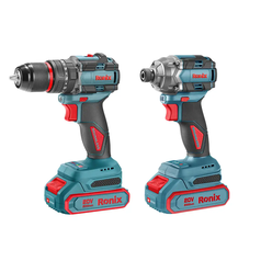 20V Cordless 2Pcs Combo Kit ( Impact Drill , Screwdriver)