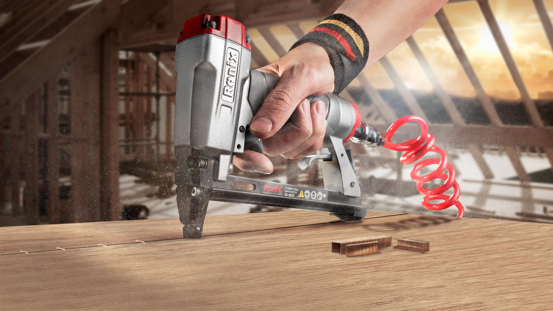 New Generation of Ronix Air Nailer and Staplers